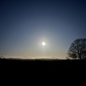 Full moon clear night